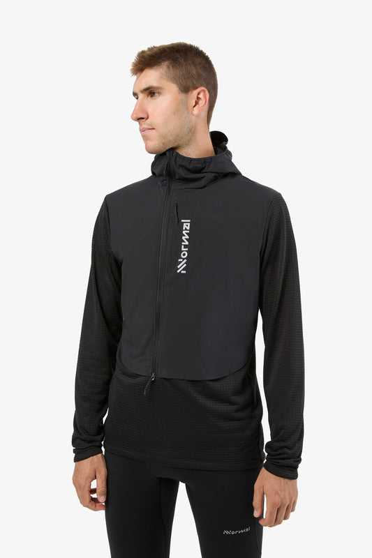 NNormal Men Tech Hoodie Black  by Nnormal