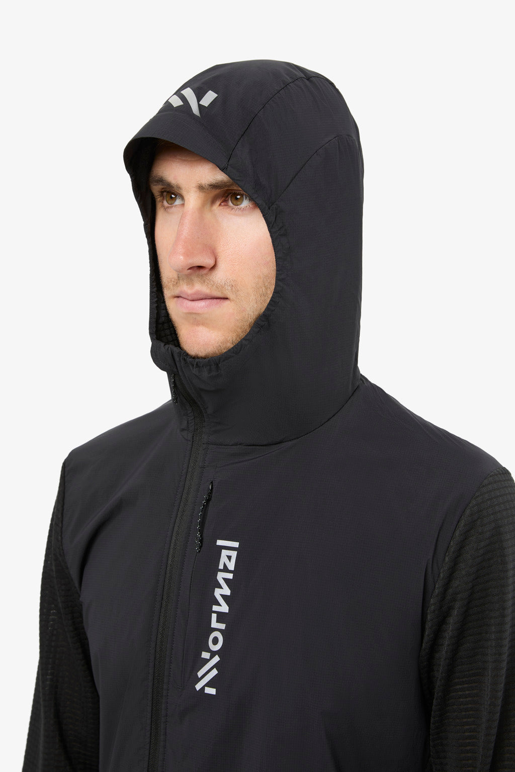 NNormal Men Tech Hoodie Black  by Nnormal