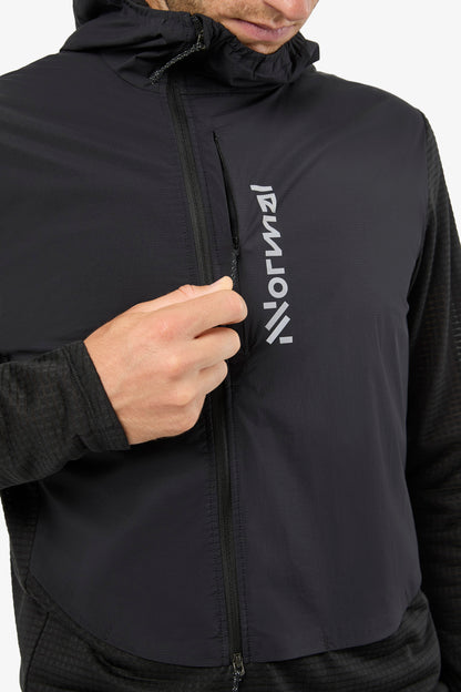 NNormal Men Tech Hoodie Black  by Nnormal