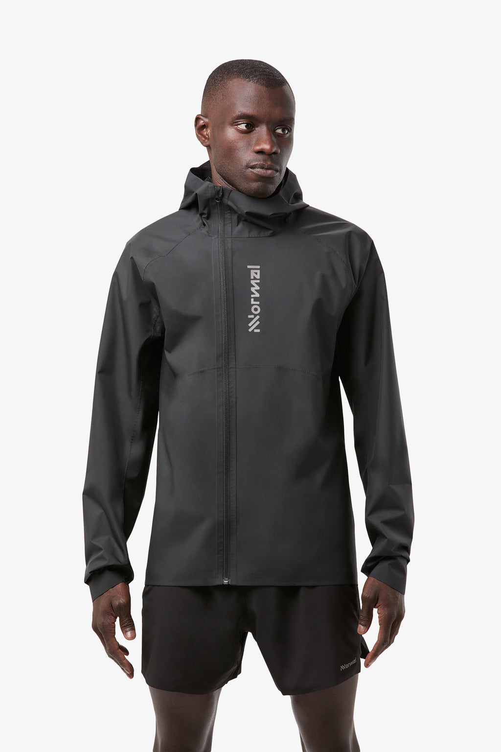 NNormal Men Trail Rain Jacket Black  by Nnormal