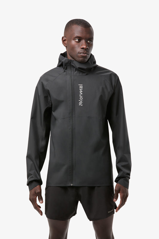 NNormal Men Trail Rain Jacket Black  by Nnormal