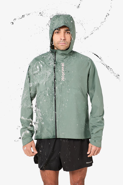 NNormal Men Trail Rain Jacket Green  by Nnormal