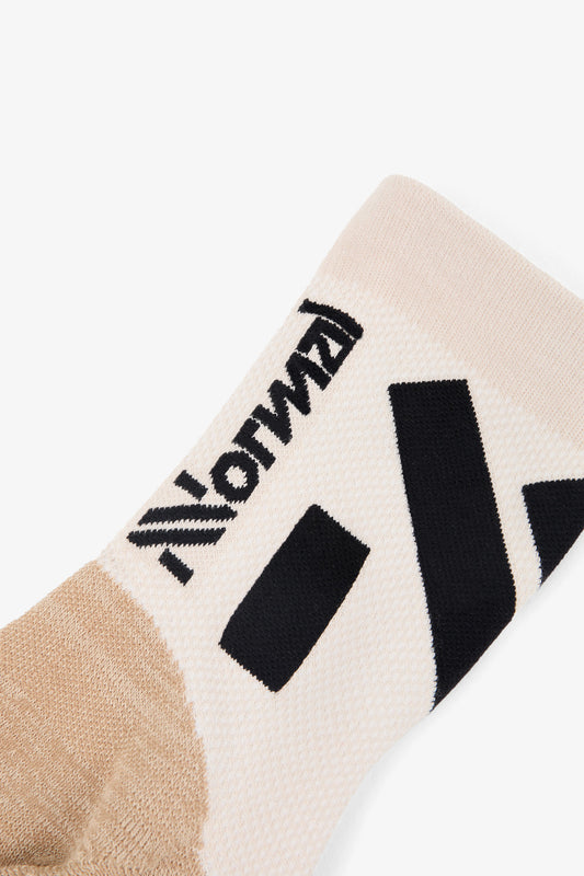 NNormal Men Race Sock Low Cut Beige  by Nnormal