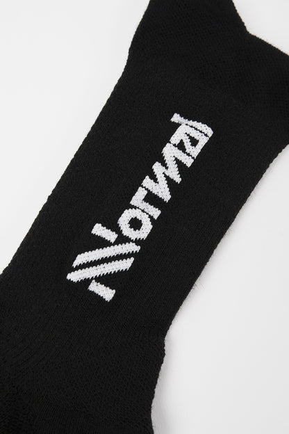 NNormal Men Merino Socks Black  by Nnormal